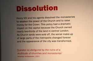 Museum of London Dissolution